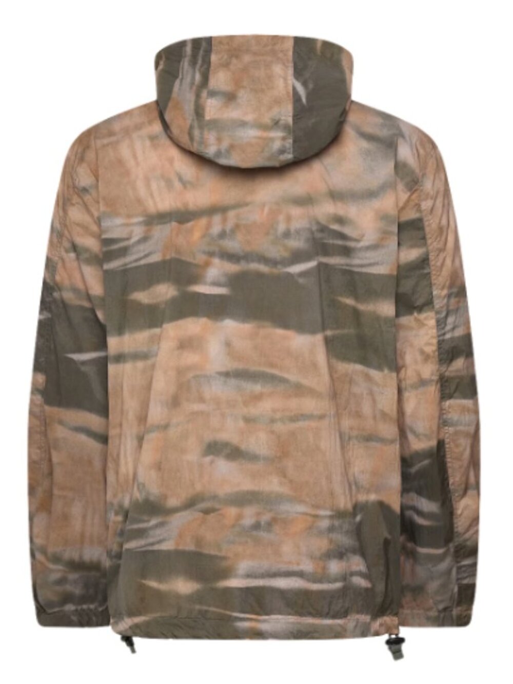 Diesel J-Warrett Camo Nylon Windbreaker Hooded Jacket L/XL